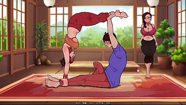 Aulas de yoga com coroas gostosas e bundas empinadas